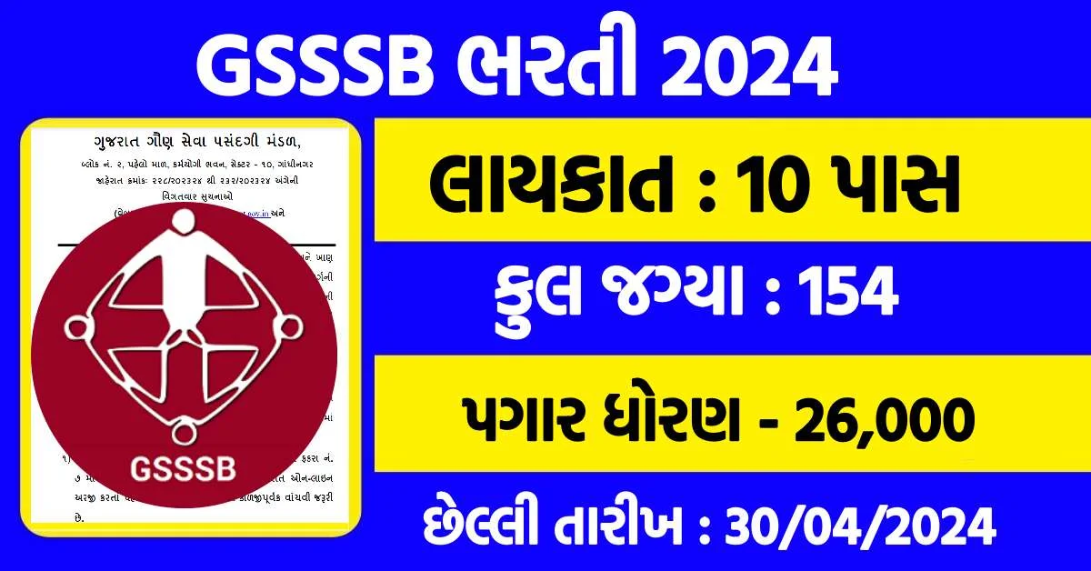 GSSSB-ભરતી-2024